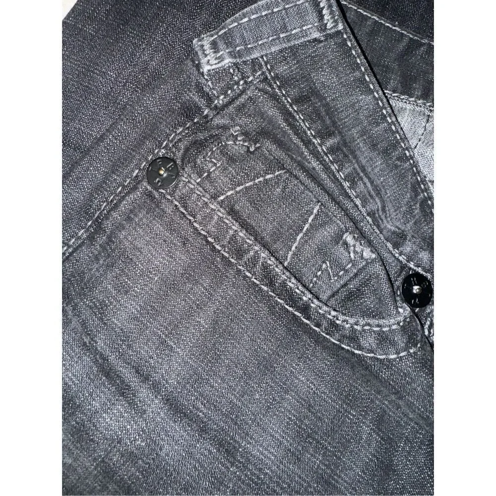 Vintage Y2K true religion black denim jeans size 33